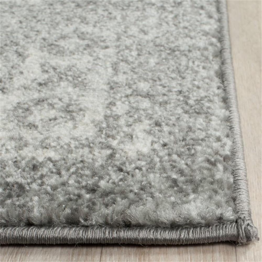 image:imageSAFAVIEH Evoke Collection Area Rug 51 x 76 Blue amp Ivory Distressed Design NonShedding amp Easy to Clean Ideal for Living Room Bedroom Dining Space EVK256CSilverIvory