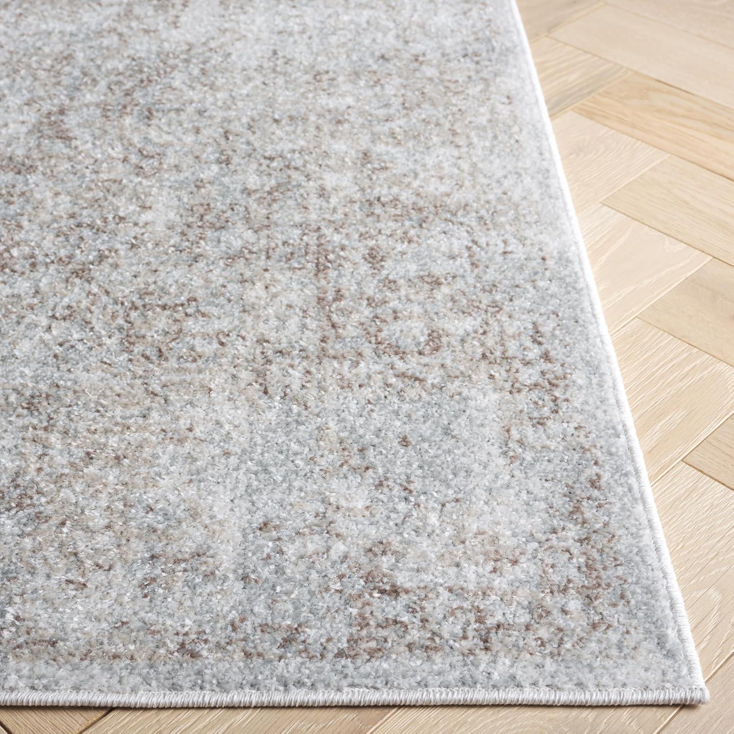 image:imageSAFAVIEH Evoke Collection Area Rug 51 x 76 Blue amp Ivory Distressed Design NonShedding amp Easy to Clean Ideal for Living Room Bedroom Dining Space EVK256CIvoryTaupe