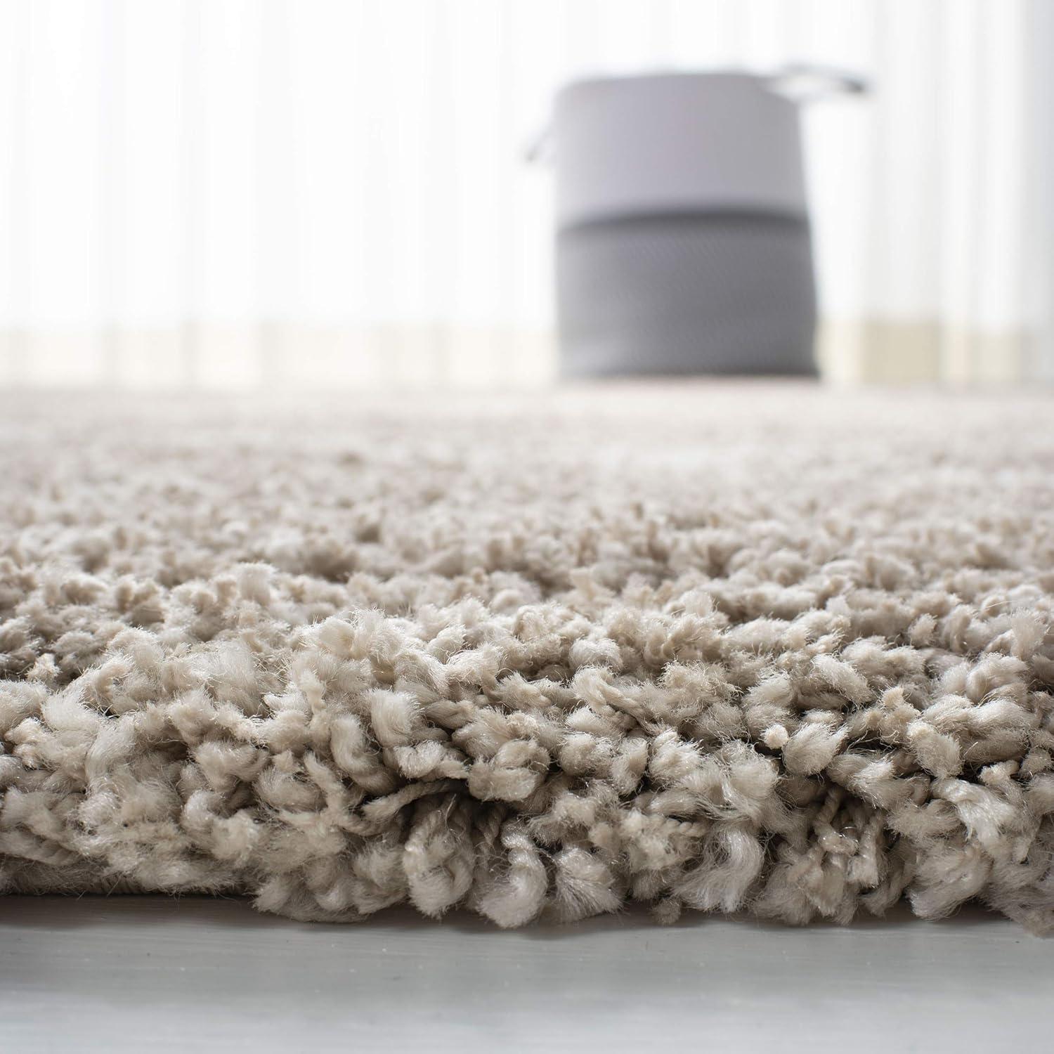 image:imageSAFAVIEH Hudson Shag Collection Area Rug 53 x 76 Ivory amp Grey Modern Trellis Design NonShedding amp Easy Care 2inch Thick Ideal for High Traffic Areas in Living Room Bedroom SGH281ABeigeIvory