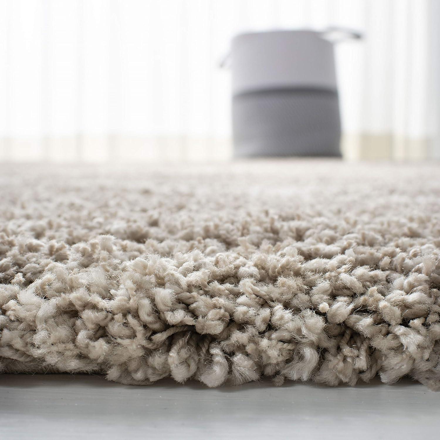 image:imageSAFAVIEH Hudson Shag Collection Area Rug 53 x 76 Ivory amp Grey Modern Trellis Design NonShedding amp Easy Care 2inch Thick Ideal for High Traffic Areas in Living Room Bedroom SGH281ABeigeIvory