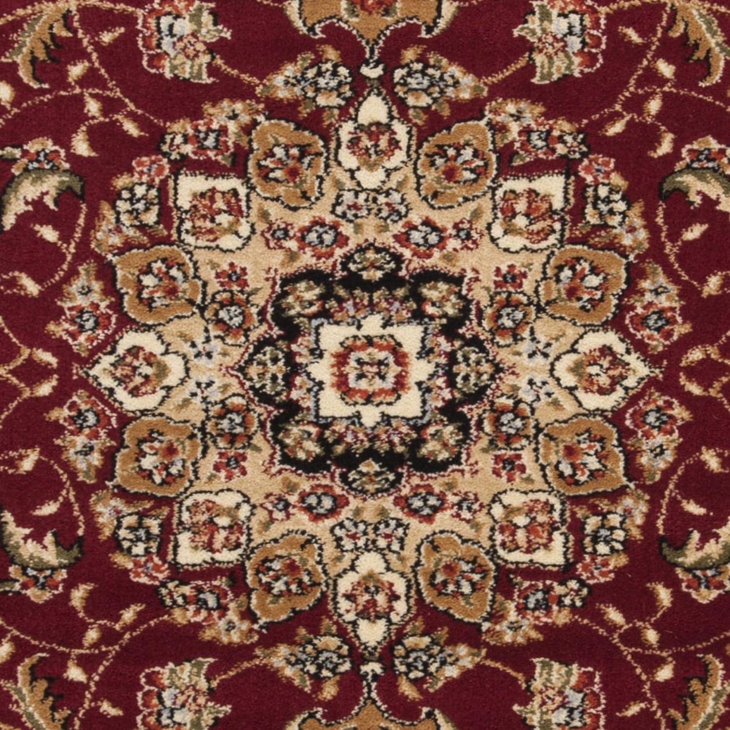 image:imageSAFAVIEH Lyndhurst Collection Area Rug 8 x 11 Black amp Ivory Traditional Oriental Design NonShedding amp Easy Care Ideal for High Traffic Areas in Living Room Bedroom LNH329ARedIvory