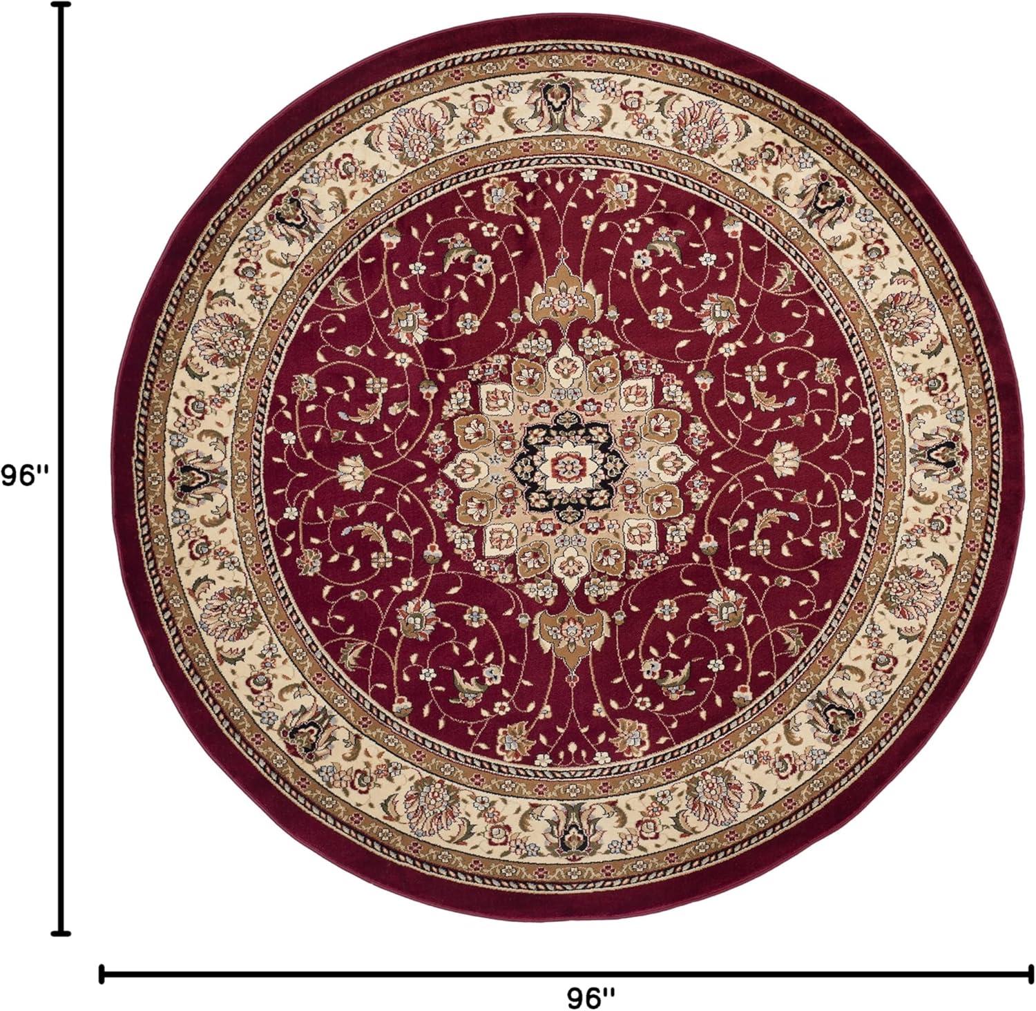 image:imageSAFAVIEH Lyndhurst Collection Area Rug 8 x 11 Black amp Ivory Traditional Oriental Design NonShedding amp Easy Care Ideal for High Traffic Areas in Living Room Bedroom LNH329ARedIvory