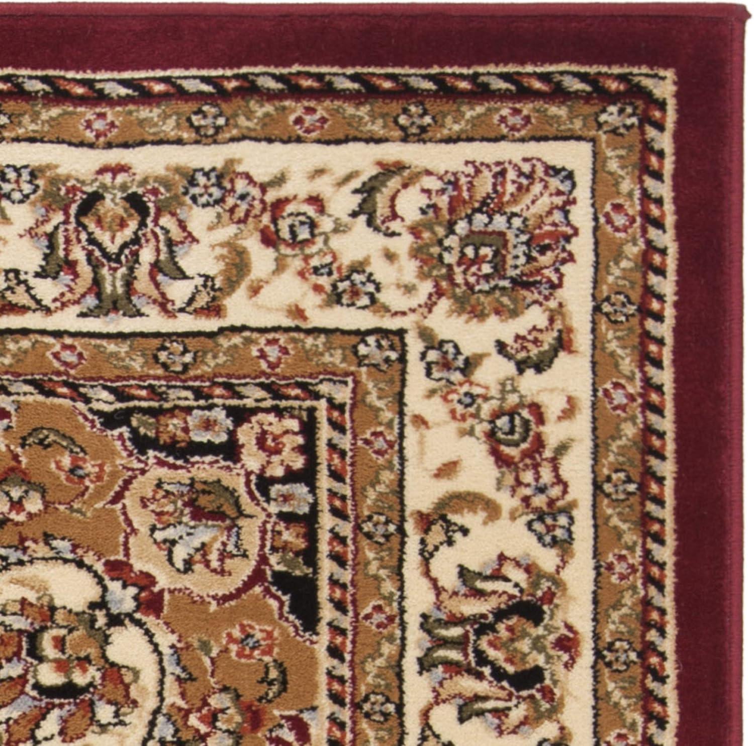 image:imageSAFAVIEH Lyndhurst Collection Area Rug 8 x 11 Black amp Ivory Traditional Oriental Design NonShedding amp Easy Care Ideal for High Traffic Areas in Living Room Bedroom LNH329ARedIvory