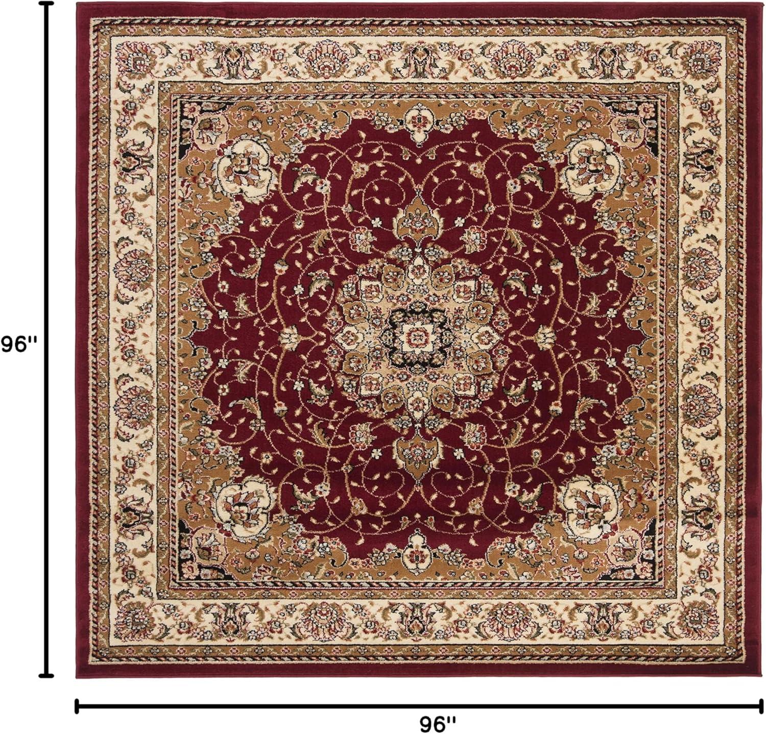 image:imageSAFAVIEH Lyndhurst Collection Area Rug 8 x 11 Black amp Ivory Traditional Oriental Design NonShedding amp Easy Care Ideal for High Traffic Areas in Living Room Bedroom LNH329ARedIvory