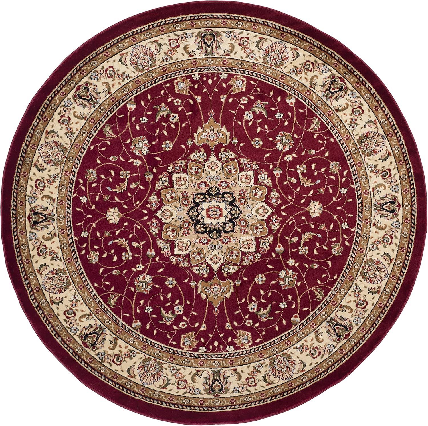 image:imageSAFAVIEH Lyndhurst Collection Area Rug 8 x 11 Black amp Ivory Traditional Oriental Design NonShedding amp Easy Care Ideal for High Traffic Areas in Living Room Bedroom LNH329ARedIvory