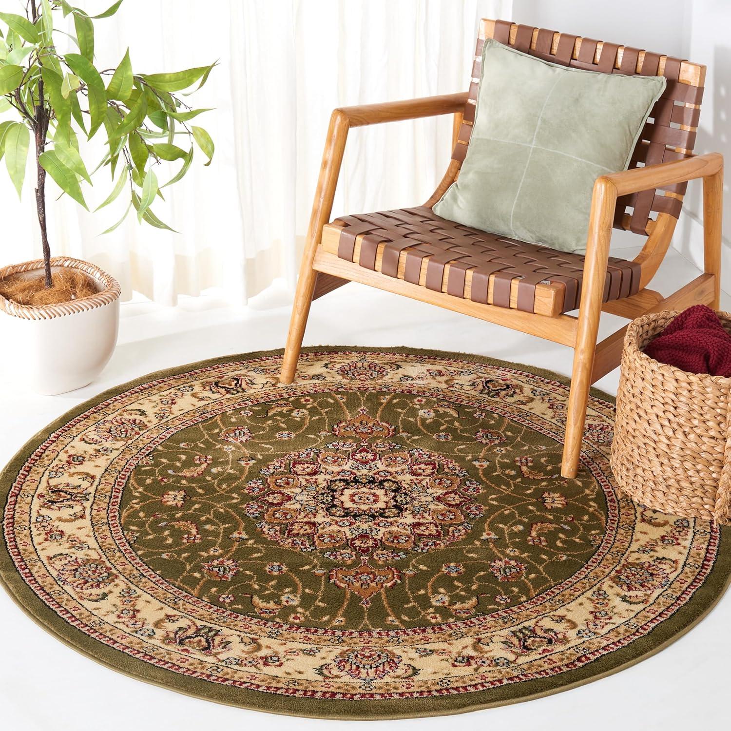 image:imageSAFAVIEH Lyndhurst Collection Area Rug 8 x 11 Black amp Ivory Traditional Oriental Design NonShedding amp Easy Care Ideal for High Traffic Areas in Living Room Bedroom LNH329ASageIvory
