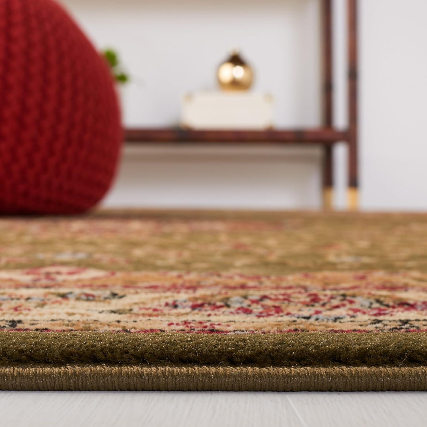image:imageSAFAVIEH Lyndhurst Collection Area Rug 8 x 11 Black amp Ivory Traditional Oriental Design NonShedding amp Easy Care Ideal for High Traffic Areas in Living Room Bedroom LNH329ASageIvory