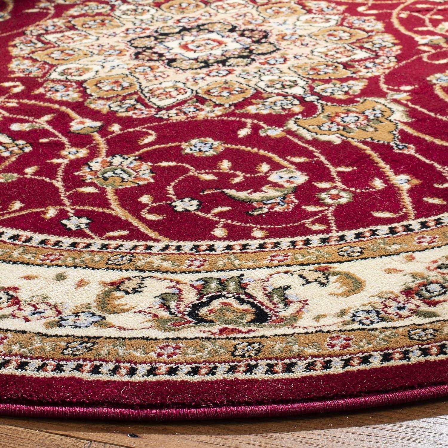 image:imageSAFAVIEH Lyndhurst Collection Area Rug 8 x 11 Black amp Ivory Traditional Oriental Design NonShedding amp Easy Care Ideal for High Traffic Areas in Living Room Bedroom LNH329ARedIvory