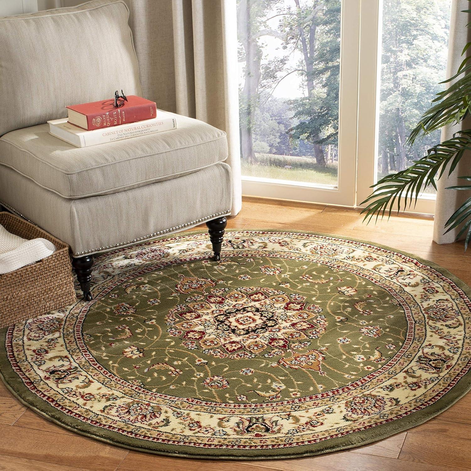 image:imageSAFAVIEH Lyndhurst Collection Area Rug 8 x 11 Black amp Ivory Traditional Oriental Design NonShedding amp Easy Care Ideal for High Traffic Areas in Living Room Bedroom LNH329ASageIvory