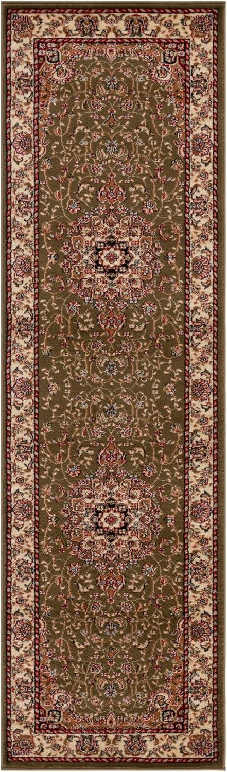 image:imageSAFAVIEH Lyndhurst Collection Area Rug 8 x 11 Black amp Ivory Traditional Oriental Design NonShedding amp Easy Care Ideal for High Traffic Areas in Living Room Bedroom LNH329ASageIvory