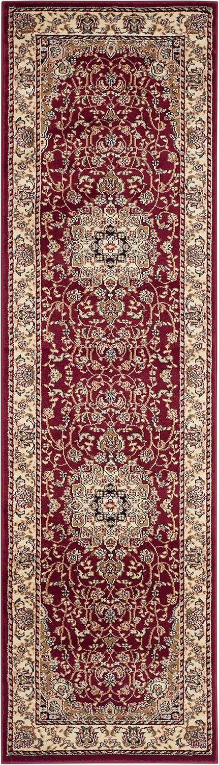 image:imageSAFAVIEH Lyndhurst Collection Area Rug 8 x 11 Black amp Ivory Traditional Oriental Design NonShedding amp Easy Care Ideal for High Traffic Areas in Living Room Bedroom LNH329ARedIvory