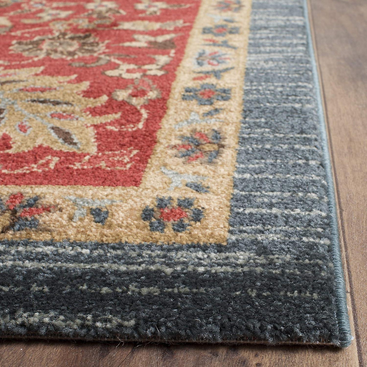 image:imageSAFAVIEH Mahal Collection Area Rug 8 x 11 Navy amp Red Traditional Oriental Design NonShedding amp Easy Care Ideal for High Traffic Areas in Living Room Bedroom MAH655CNavyRed