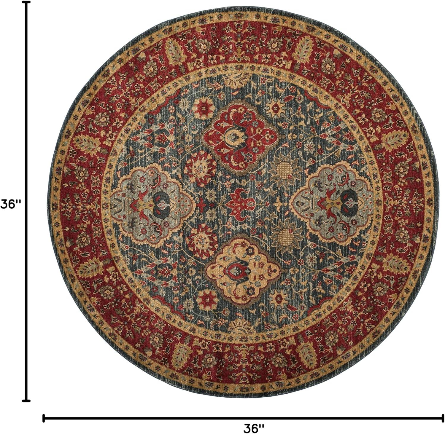 image:imageSAFAVIEH Mahal Collection Area Rug 8 x 11 Navy amp Red Traditional Oriental Design NonShedding amp Easy Care Ideal for High Traffic Areas in Living Room Bedroom MAH655CNavyRed