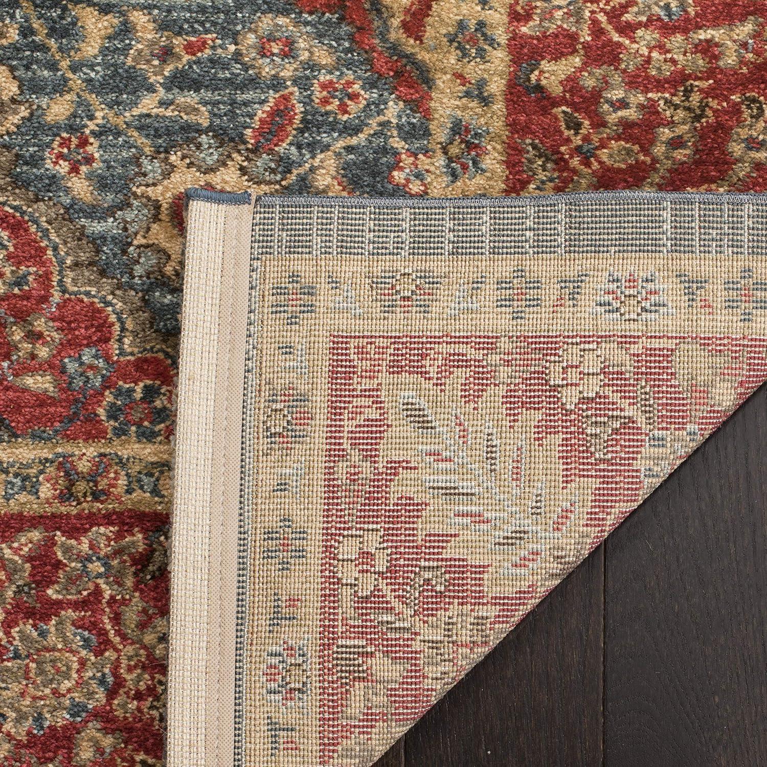 image:imageSAFAVIEH Mahal Collection Area Rug 8 x 11 Navy amp Red Traditional Oriental Design NonShedding amp Easy Care Ideal for High Traffic Areas in Living Room Bedroom MAH655CNavyRed