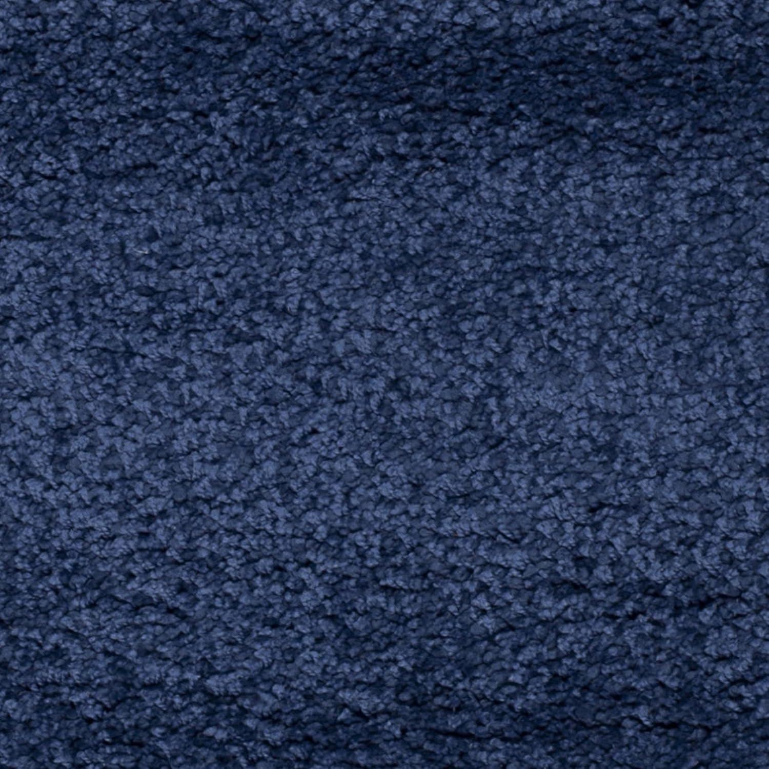 image:imageSAFAVIEH Milan Shag Collection Area Rug 51 x 8 Aqua Blue Solid Design NonShedding amp Easy to Clean Plush Thick Pile Ideal for Living Room Bedroom SG1806060Navy