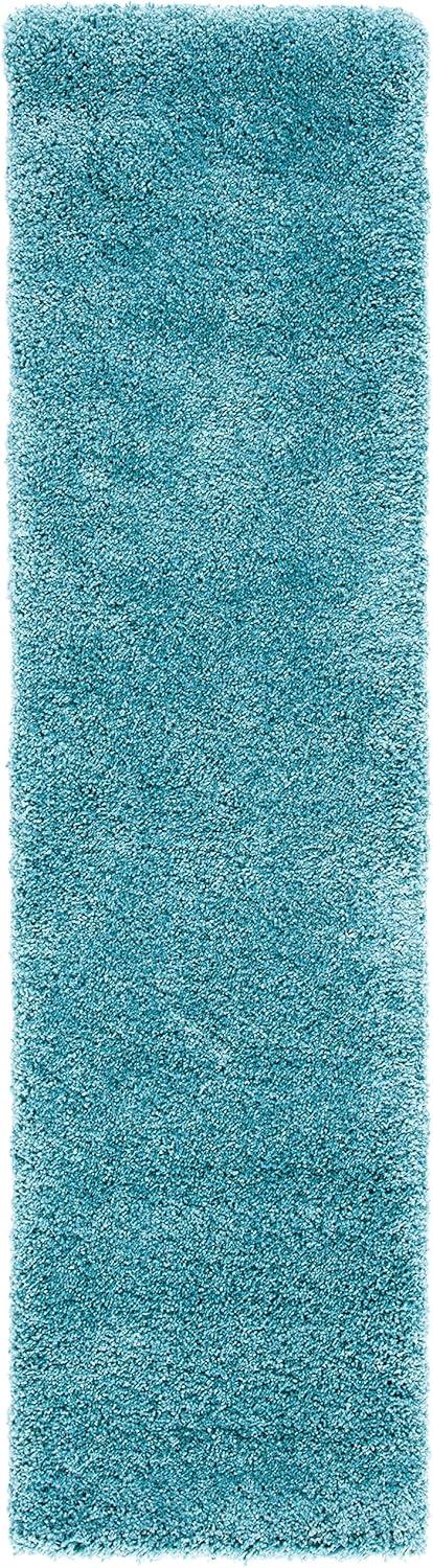 image:imageSAFAVIEH Milan Shag Collection Area Rug 51 x 8 Aqua Blue Solid Design NonShedding amp Easy to Clean Plush Thick Pile Ideal for Living Room Bedroom SG1806060Aqua Blue