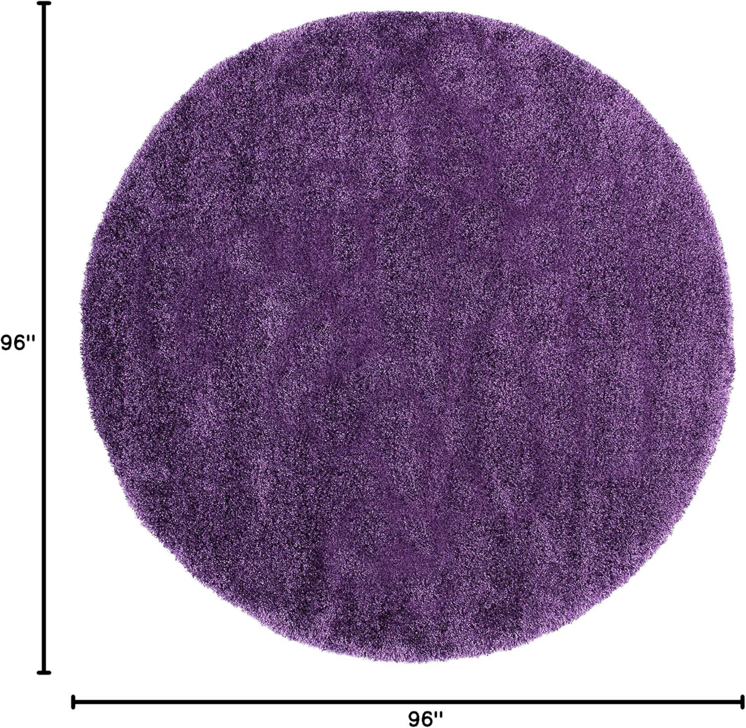 image:imageSAFAVIEH Milan Shag Collection Area Rug 51 x 8 Aqua Blue Solid Design NonShedding amp Easy to Clean Plush Thick Pile Ideal for Living Room Bedroom SG1806060Purple