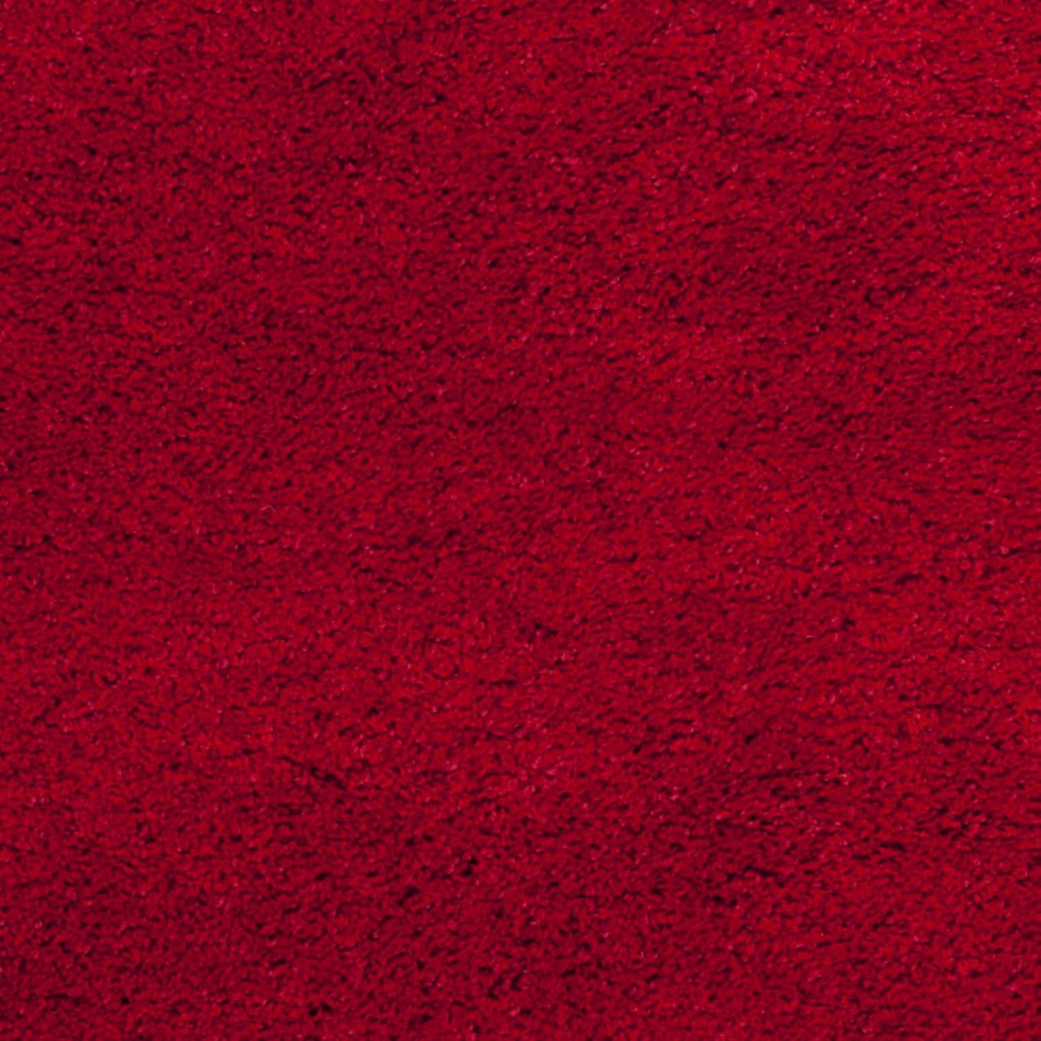 image:imageSAFAVIEH Milan Shag Collection Area Rug 51 x 8 Aqua Blue Solid Design NonShedding amp Easy to Clean Plush Thick Pile Ideal for Living Room Bedroom SG1806060Red