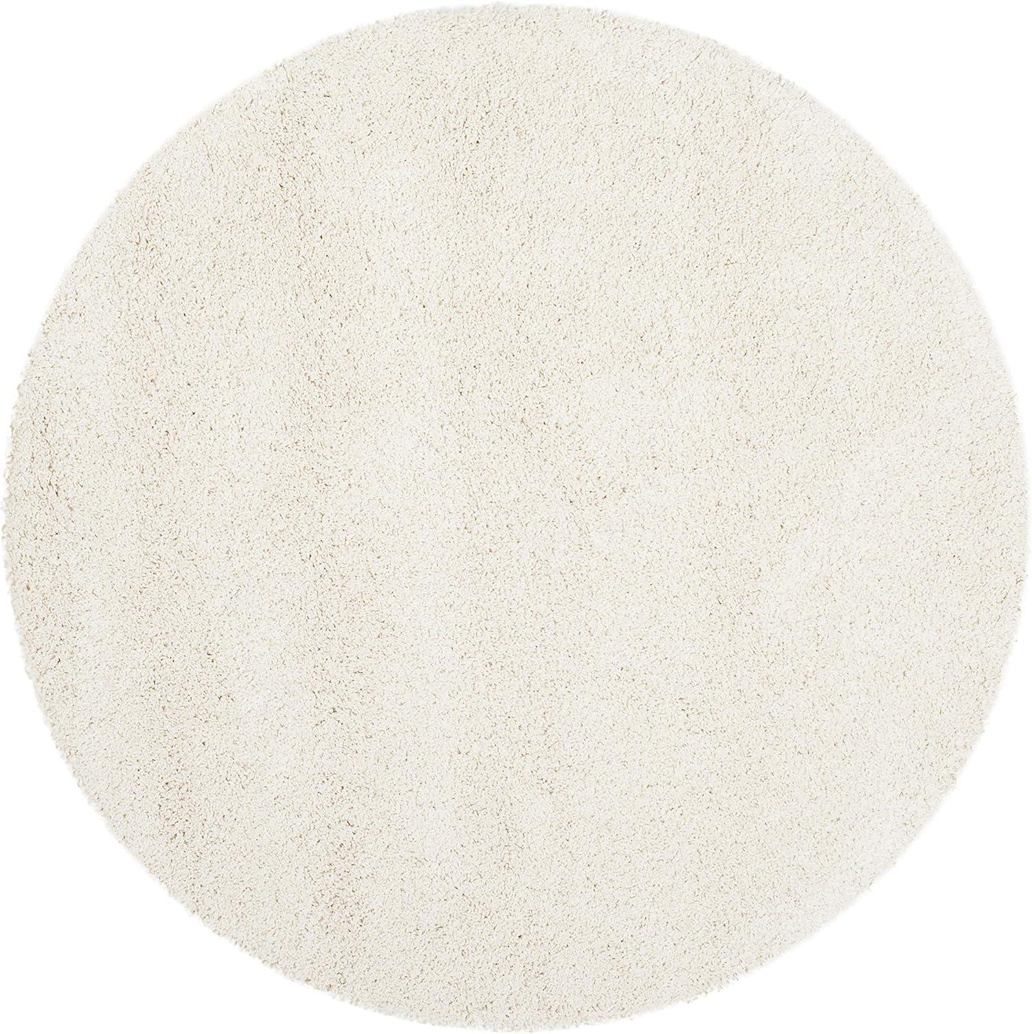 image:imageSAFAVIEH Milan Shag Collection Area Rug 51 x 8 Aqua Blue Solid Design NonShedding amp Easy to Clean Plush Thick Pile Ideal for Living Room Bedroom SG1806060Ivory