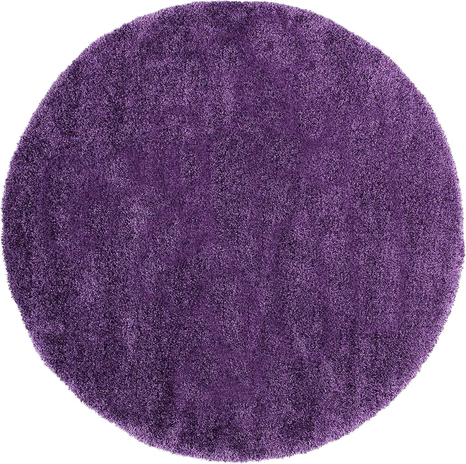 image:imageSAFAVIEH Milan Shag Collection Area Rug 51 x 8 Aqua Blue Solid Design NonShedding amp Easy to Clean Plush Thick Pile Ideal for Living Room Bedroom SG1806060Purple