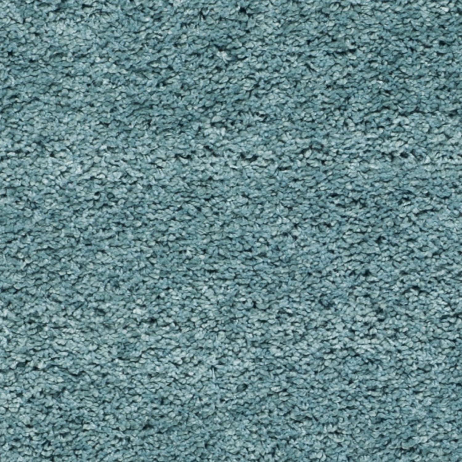 image:imageSAFAVIEH Milan Shag Collection Area Rug 51 x 8 Aqua Blue Solid Design NonShedding amp Easy to Clean Plush Thick Pile Ideal for Living Room Bedroom SG1806060Aqua Blue