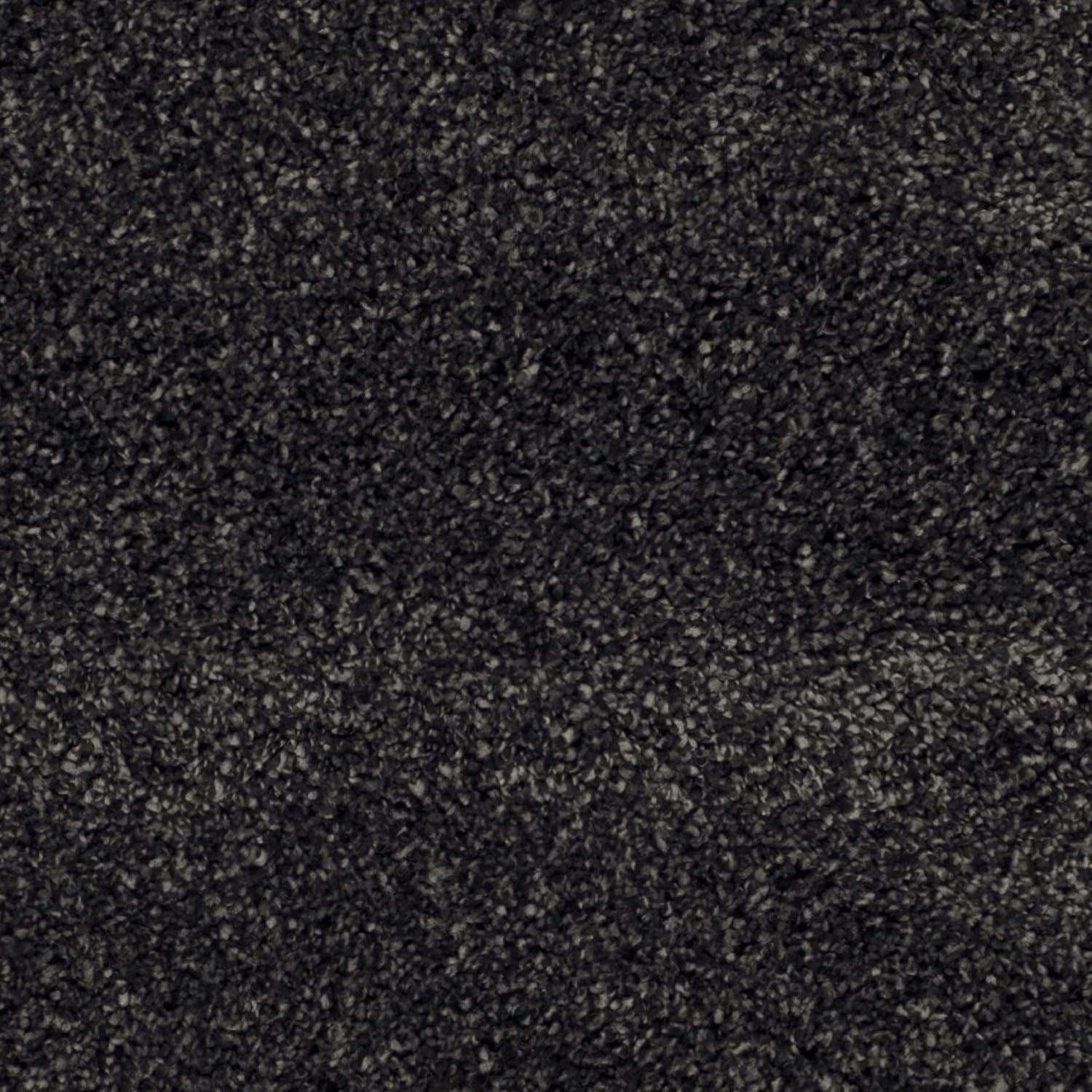 image:imageSAFAVIEH Milan Shag Collection Area Rug 51 x 8 Aqua Blue Solid Design NonShedding amp Easy to Clean Plush Thick Pile Ideal for Living Room Bedroom SG1806060Dark Grey