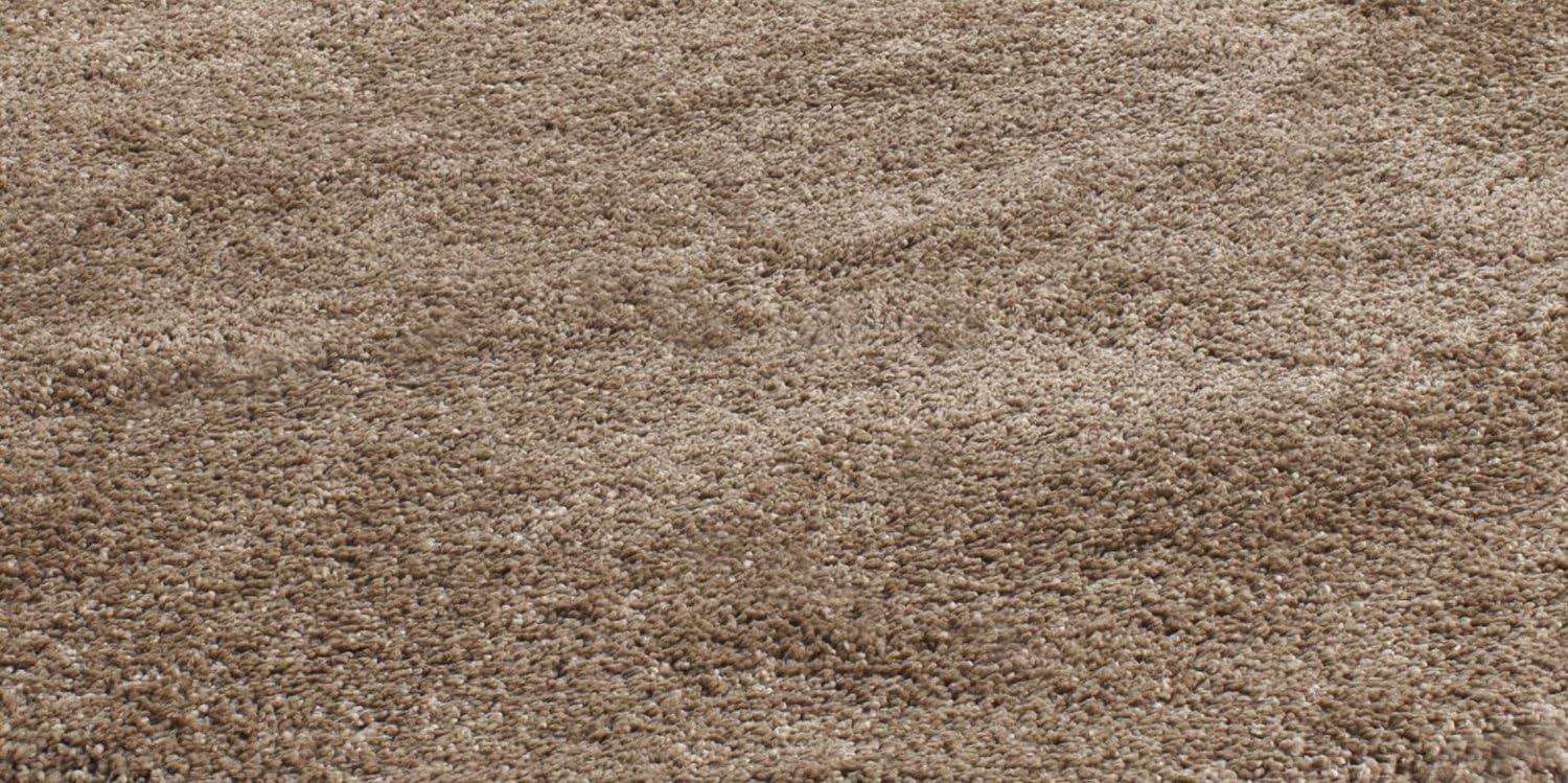 image:imageSAFAVIEH Milan Shag Collection Area Rug 51 x 8 Aqua Blue Solid Design NonShedding amp Easy to Clean Plush Thick Pile Ideal for Living Room Bedroom SG1806060Dark Beige