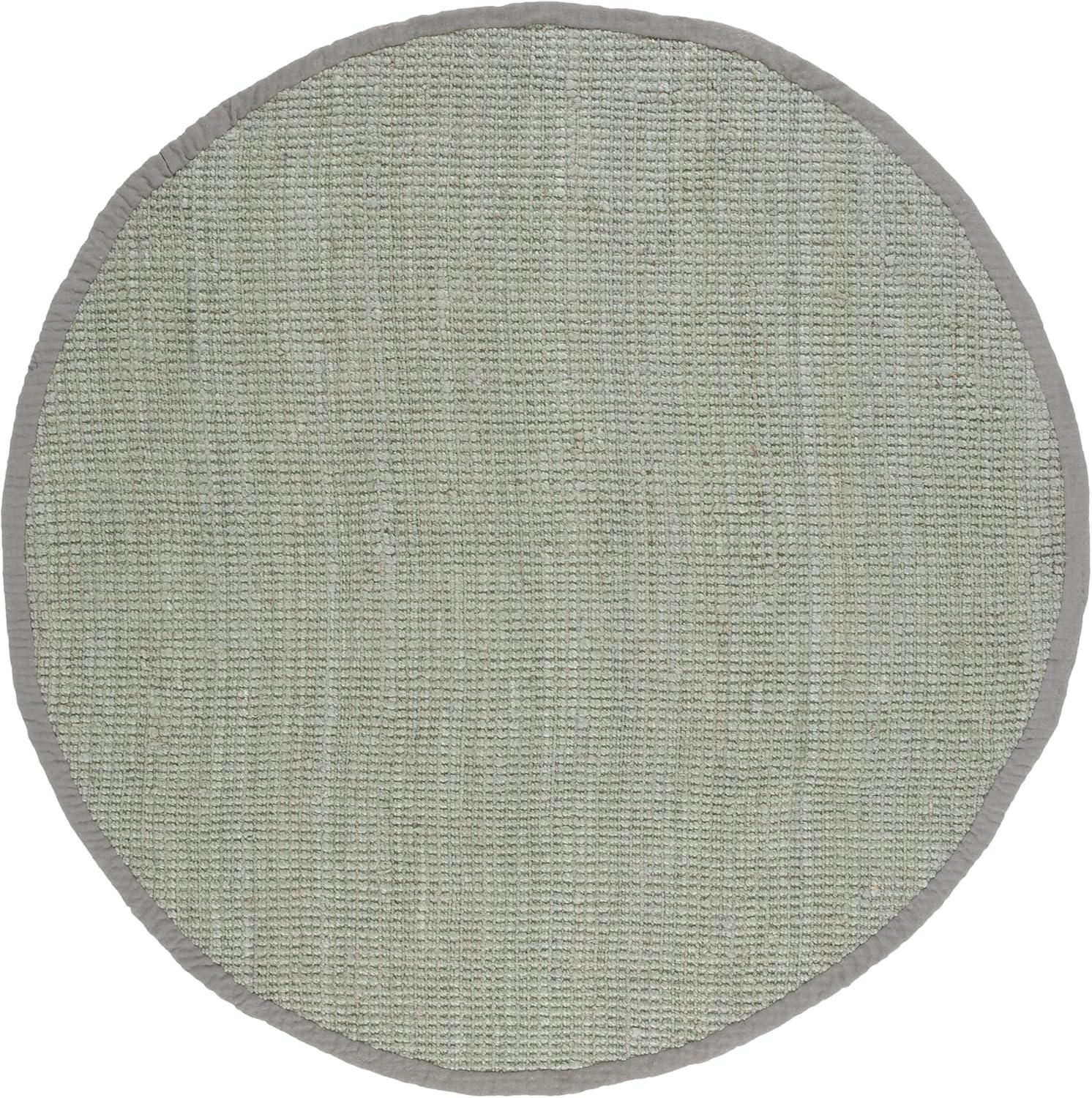 image:imageSAFAVIEH Natural Fiber Collection Area Rug 5 x 8 Green amp Grey Handmade Farmhouse Jute Ideal for High Traffic Areas in Living Room Bedroom NF730BGreenGrey