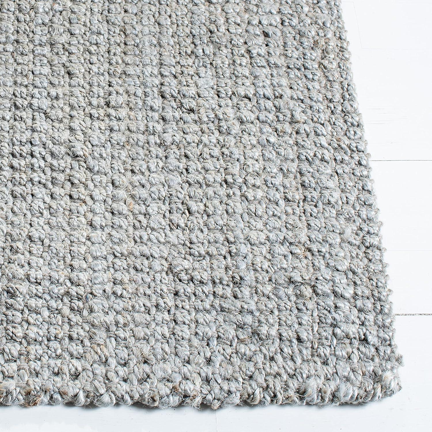 image:imageSAFAVIEH Natural Fiber Collection Area Rug 5 x 8 Green amp Grey Handmade Farmhouse Jute Ideal for High Traffic Areas in Living Room Bedroom NF730BGrey
