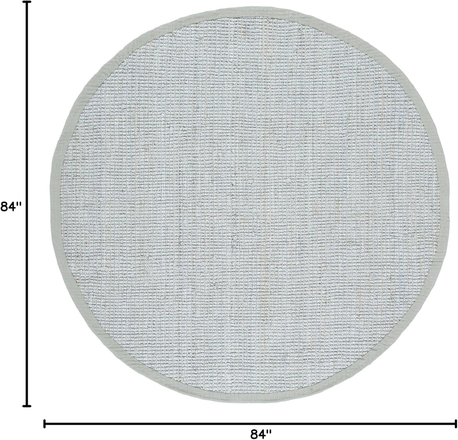image:imageSAFAVIEH Natural Fiber Collection Area Rug 5 x 8 Green amp Grey Handmade Farmhouse Jute Ideal for High Traffic Areas in Living Room Bedroom NF730BGrey
