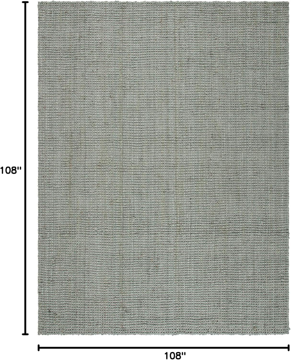 image:imageSAFAVIEH Natural Fiber Collection Area Rug 5 x 8 Green amp Grey Handmade Farmhouse Jute Ideal for High Traffic Areas in Living Room Bedroom NF730BGreenGrey
