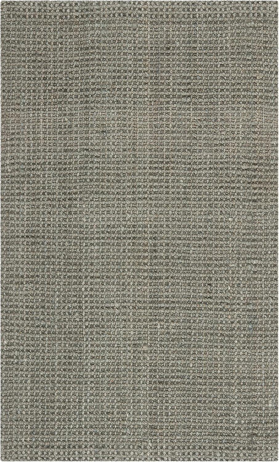 image:imageSAFAVIEH Natural Fiber Collection Area Rug 5 x 8 Green amp Grey Handmade Farmhouse Jute Ideal for High Traffic Areas in Living Room Bedroom NF730BGreenGrey