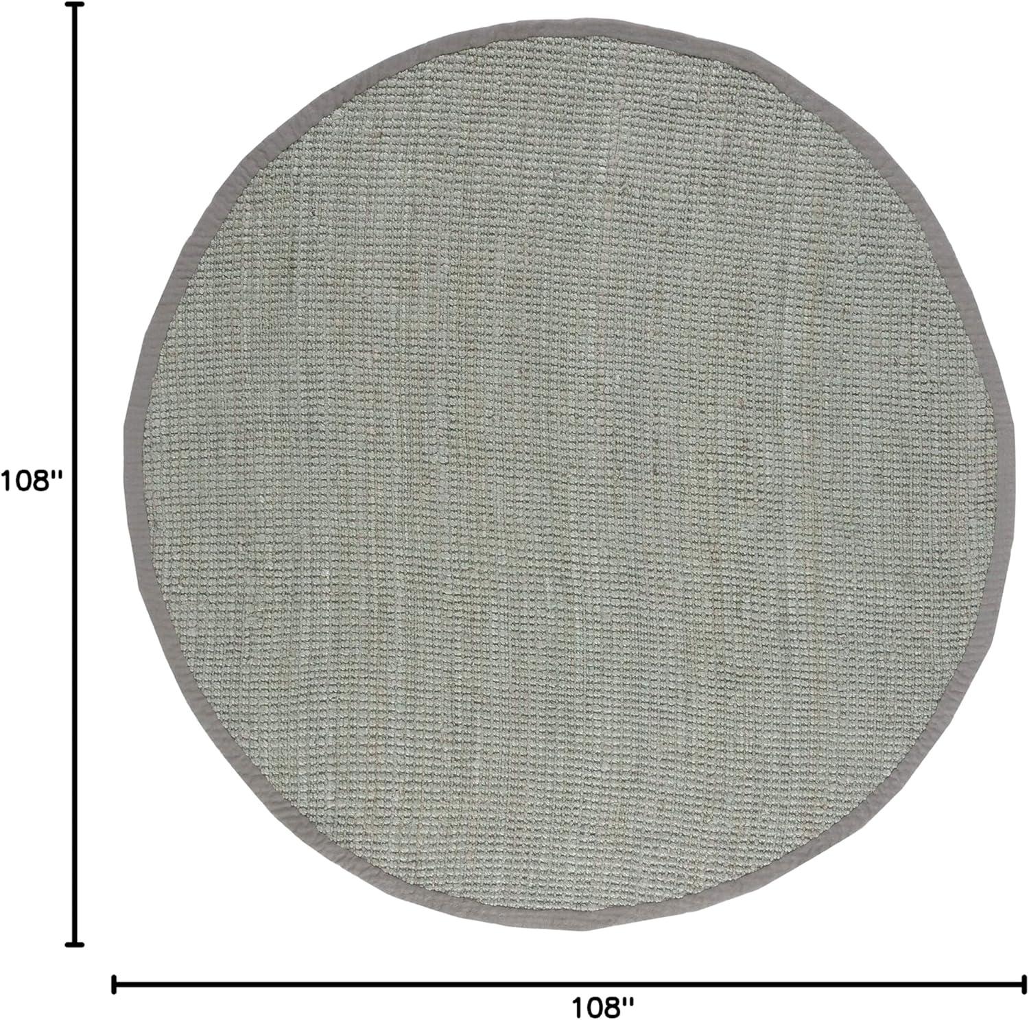 image:imageSAFAVIEH Natural Fiber Collection Area Rug 5 x 8 Green amp Grey Handmade Farmhouse Jute Ideal for High Traffic Areas in Living Room Bedroom NF730BGreenGrey