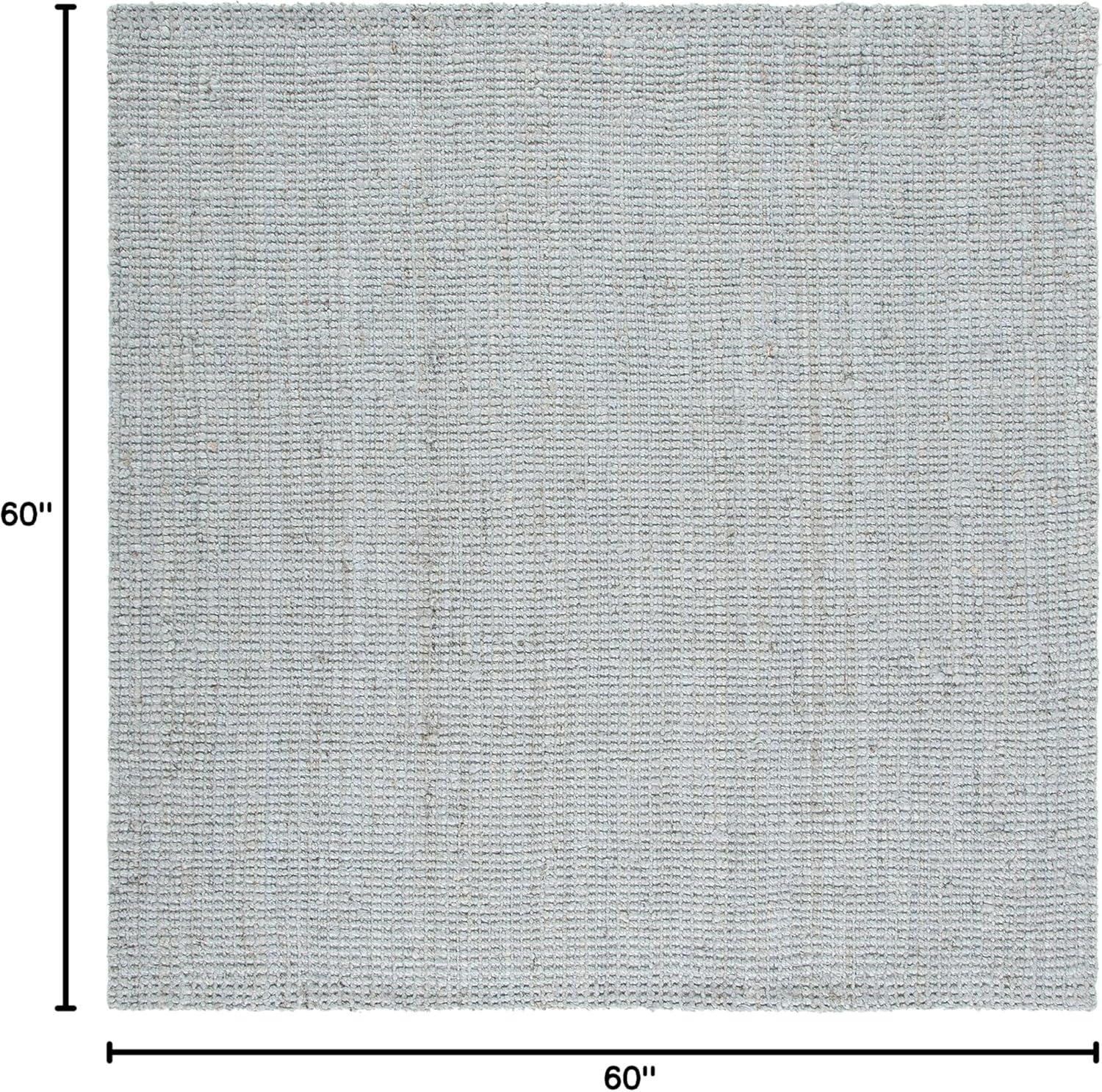 image:imageSAFAVIEH Natural Fiber Collection Area Rug 5 x 8 Green amp Grey Handmade Farmhouse Jute Ideal for High Traffic Areas in Living Room Bedroom NF730BGrey