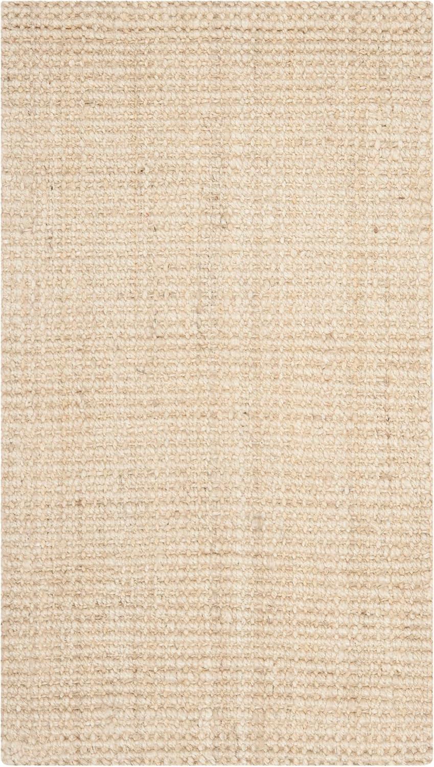 image:imageSAFAVIEH Natural Fiber Collection Area Rug 5 x 8 Green amp Grey Handmade Farmhouse Jute Ideal for High Traffic Areas in Living Room Bedroom NF730BIvory