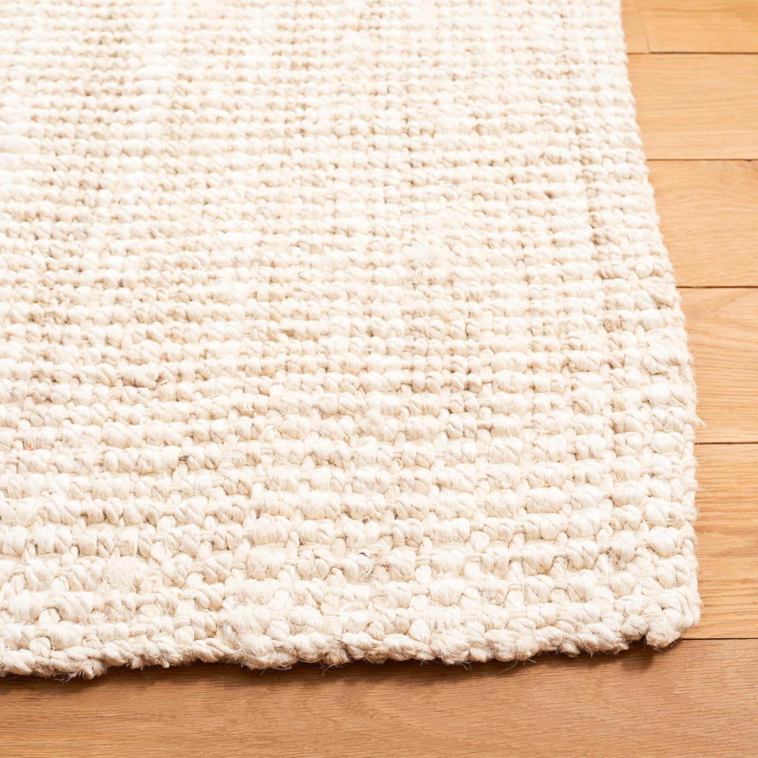 image:imageSAFAVIEH Natural Fiber Collection Area Rug 5 x 8 Green amp Grey Handmade Farmhouse Jute Ideal for High Traffic Areas in Living Room Bedroom NF730BIvory