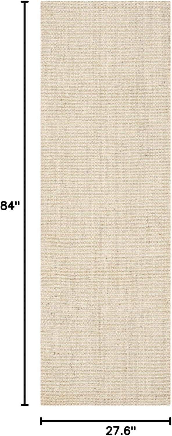 image:imageSAFAVIEH Natural Fiber Collection Area Rug 5 x 8 Green amp Grey Handmade Farmhouse Jute Ideal for High Traffic Areas in Living Room Bedroom NF730BIvory