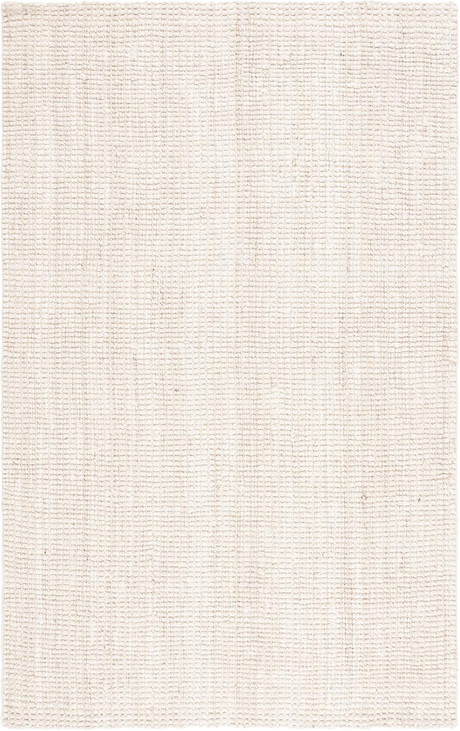 image:imageSAFAVIEH Natural Fiber Collection Area Rug 5 x 8 Green amp Grey Handmade Farmhouse Jute Ideal for High Traffic Areas in Living Room Bedroom NF730BIvory