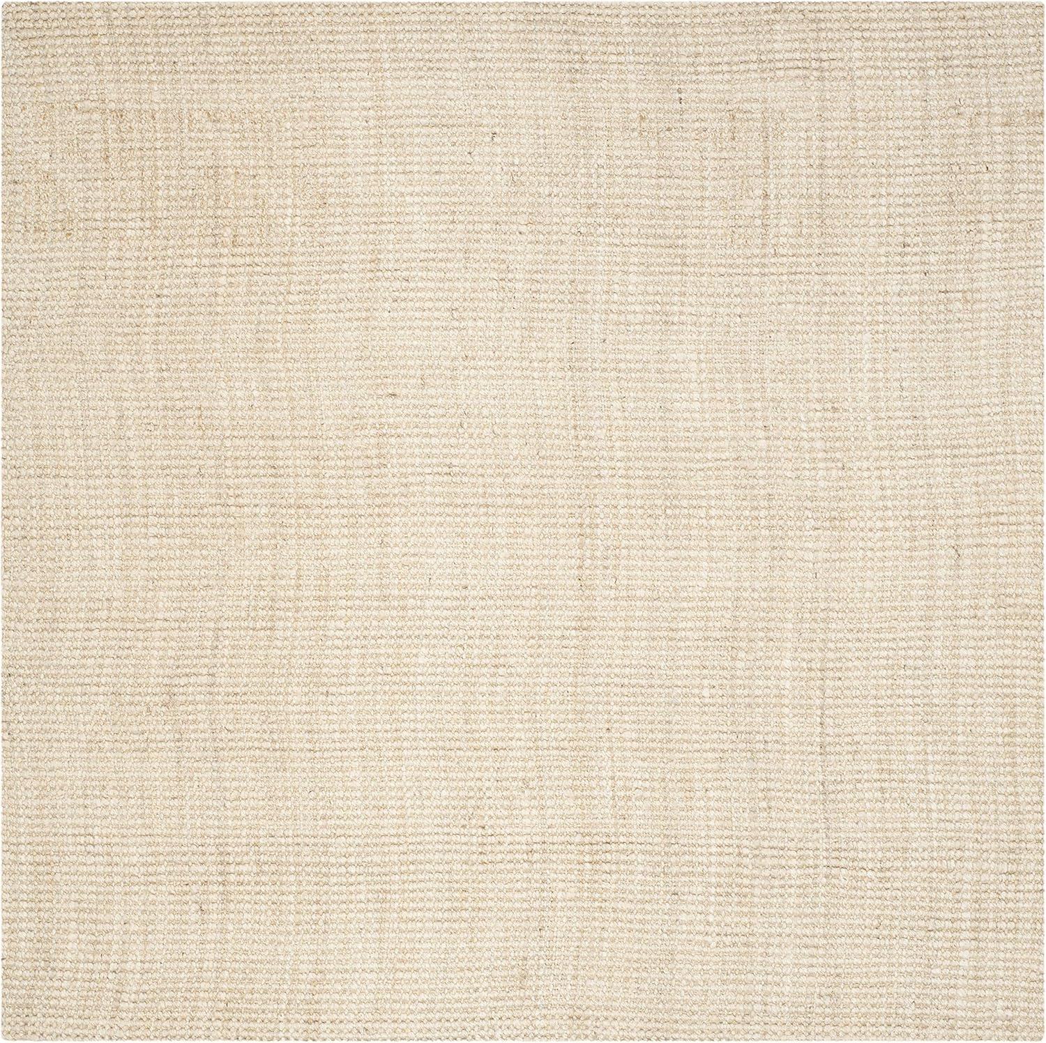 image:imageSAFAVIEH Natural Fiber Collection Area Rug 5 x 8 Green amp Grey Handmade Farmhouse Jute Ideal for High Traffic Areas in Living Room Bedroom NF730BIvory