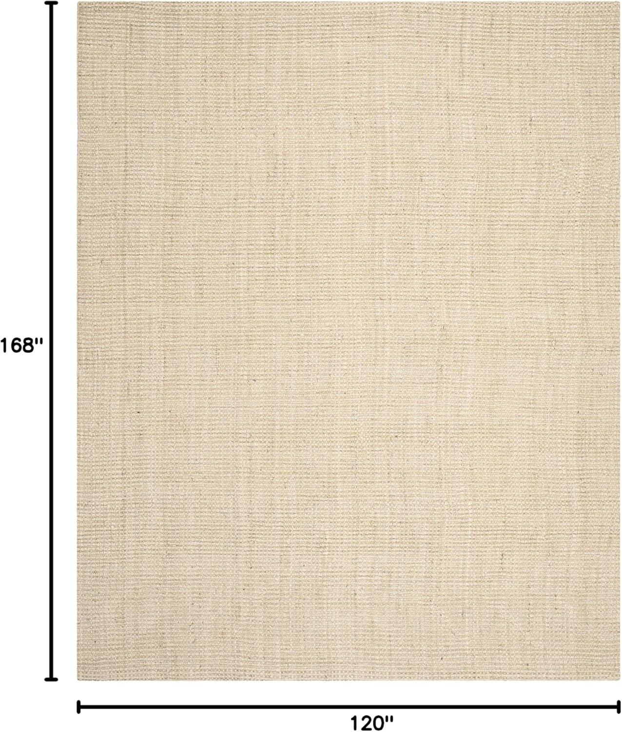 image:imageSAFAVIEH Natural Fiber Collection Area Rug 5 x 8 Green amp Grey Handmade Farmhouse Jute Ideal for High Traffic Areas in Living Room Bedroom NF730BIvory