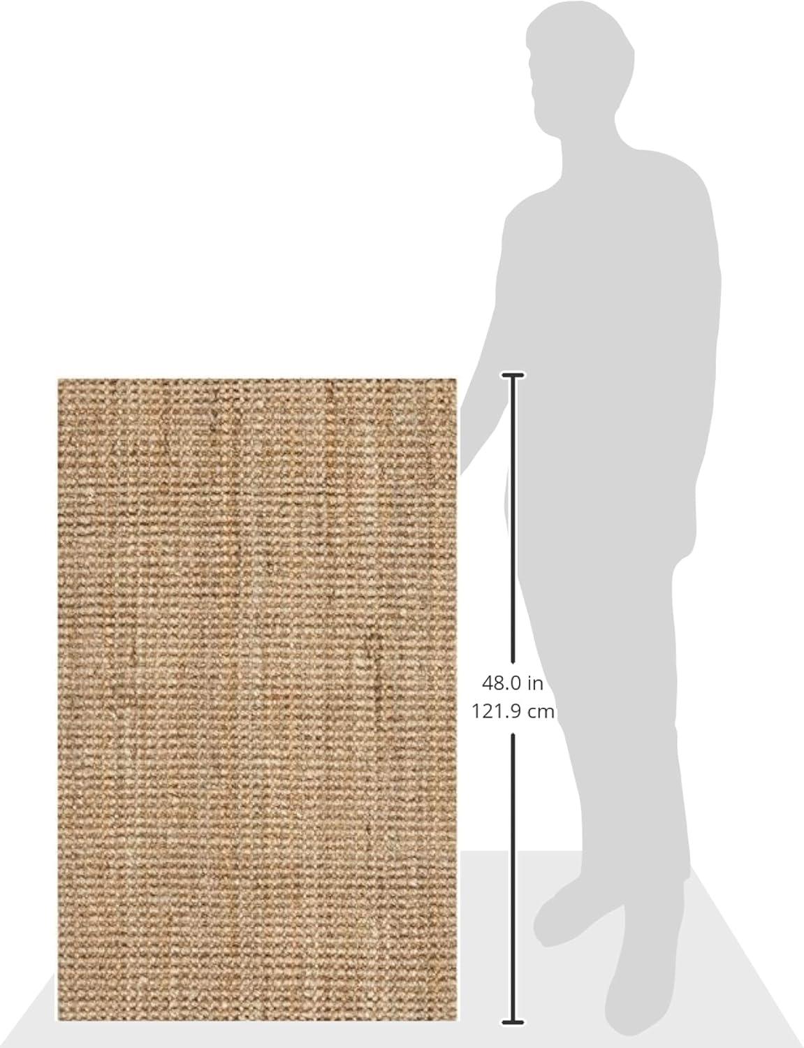 image:imageSAFAVIEH Natural Fiber Collection Area Rug 5 x 8 Green amp Grey Handmade Farmhouse Jute Ideal for High Traffic Areas in Living Room Bedroom NF730BNatural