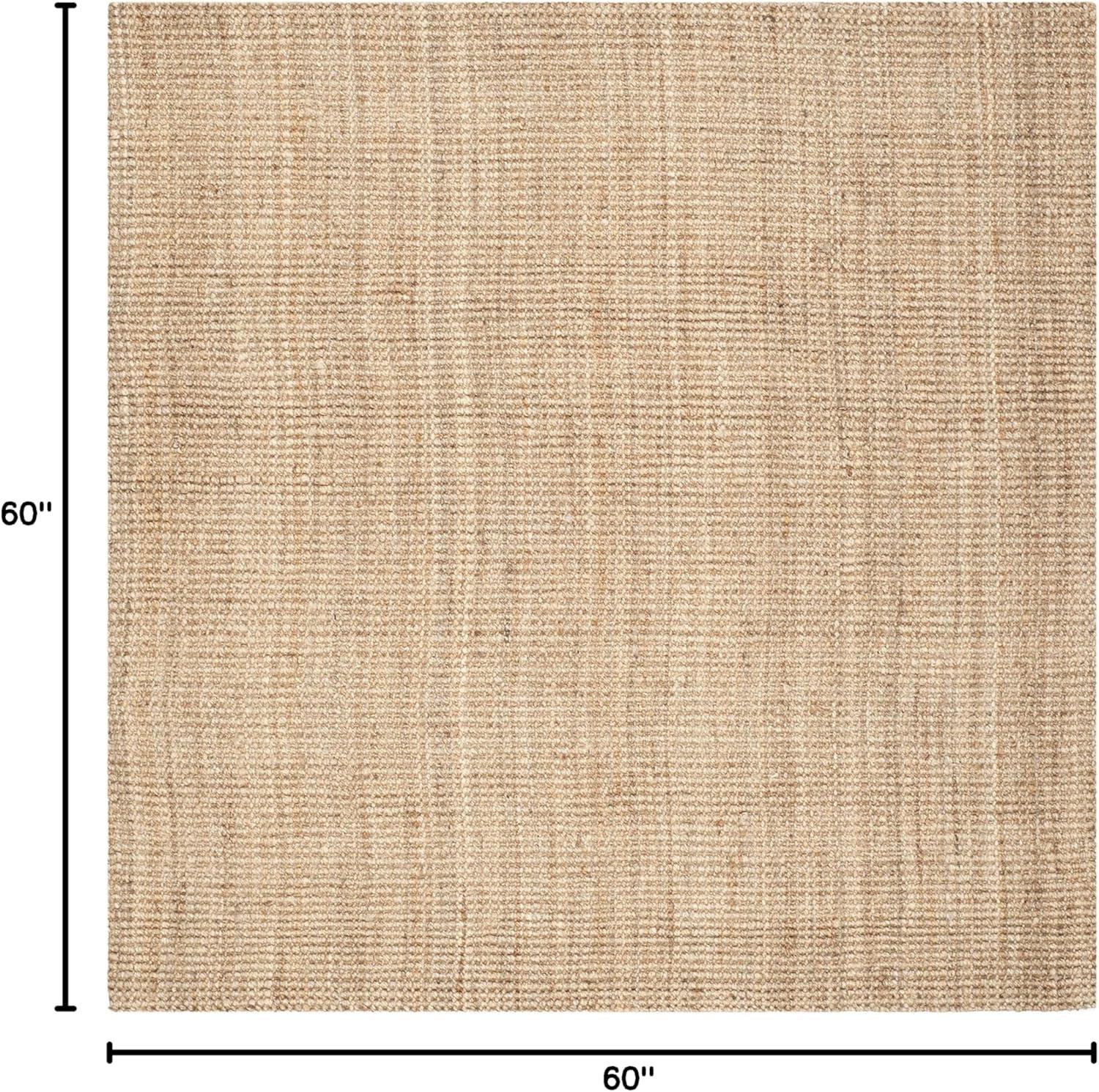 image:imageSAFAVIEH Natural Fiber Collection Area Rug 5 x 8 Green amp Grey Handmade Farmhouse Jute Ideal for High Traffic Areas in Living Room Bedroom NF730BNatural