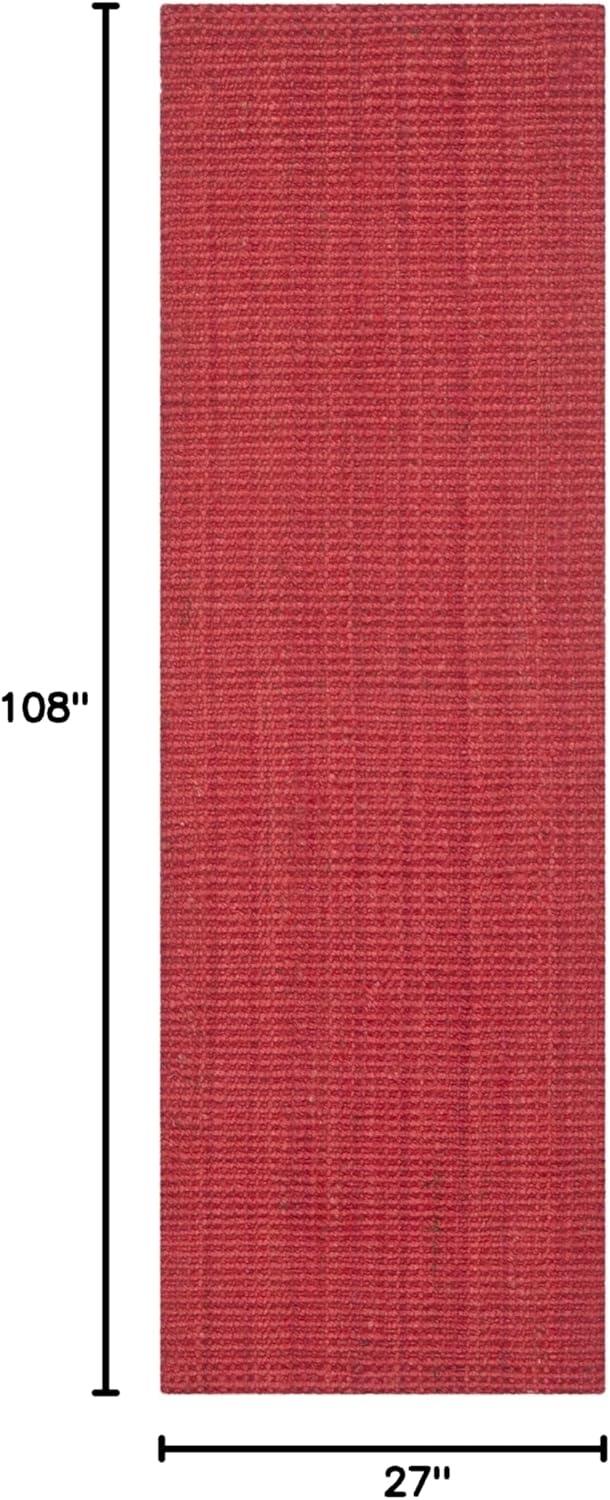 image:imageSAFAVIEH Natural Fiber Collection Area Rug 5 x 8 Green amp Grey Handmade Farmhouse Jute Ideal for High Traffic Areas in Living Room Bedroom NF730BRed