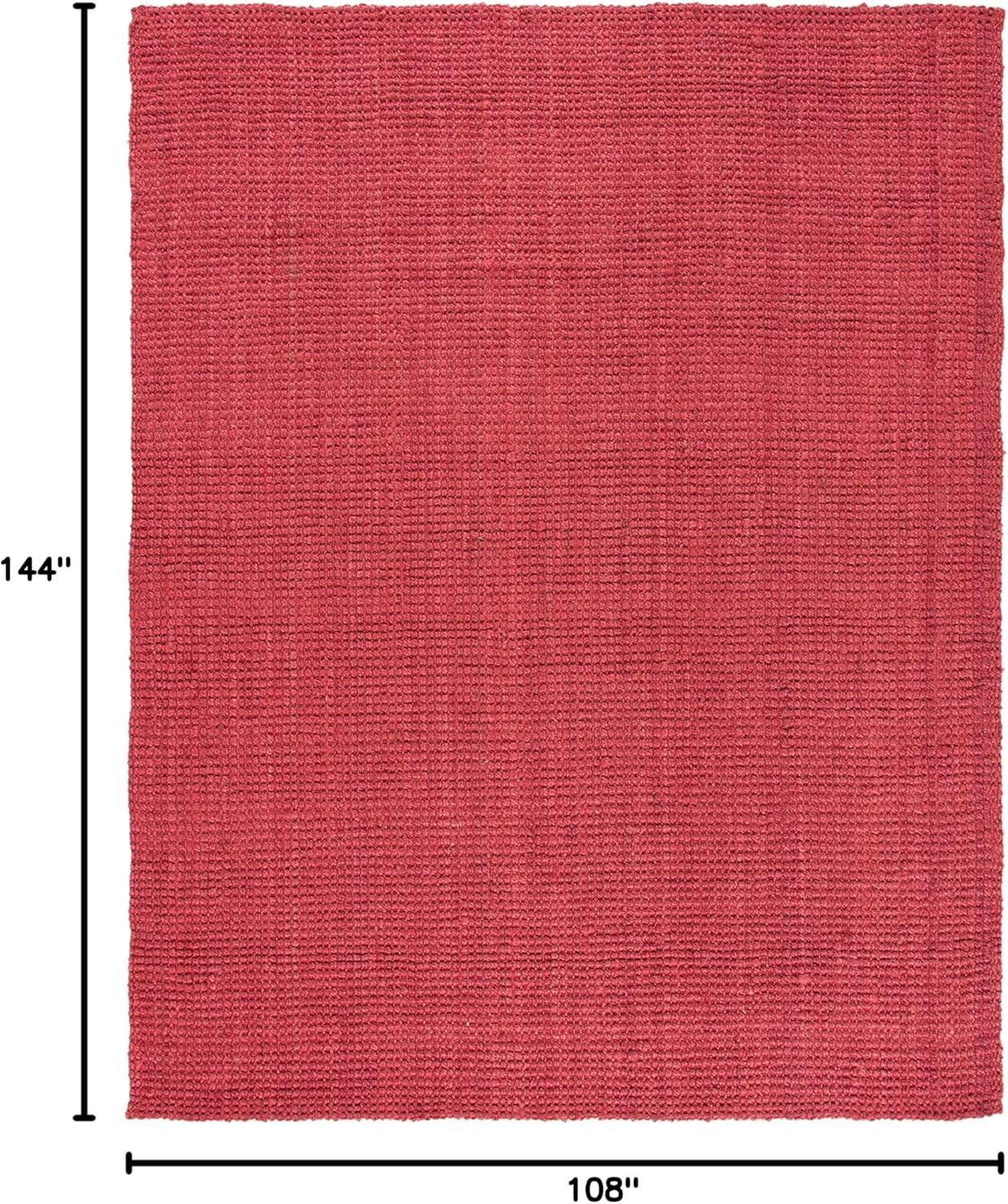 image:imageSAFAVIEH Natural Fiber Collection Area Rug 5 x 8 Green amp Grey Handmade Farmhouse Jute Ideal for High Traffic Areas in Living Room Bedroom NF730BRed