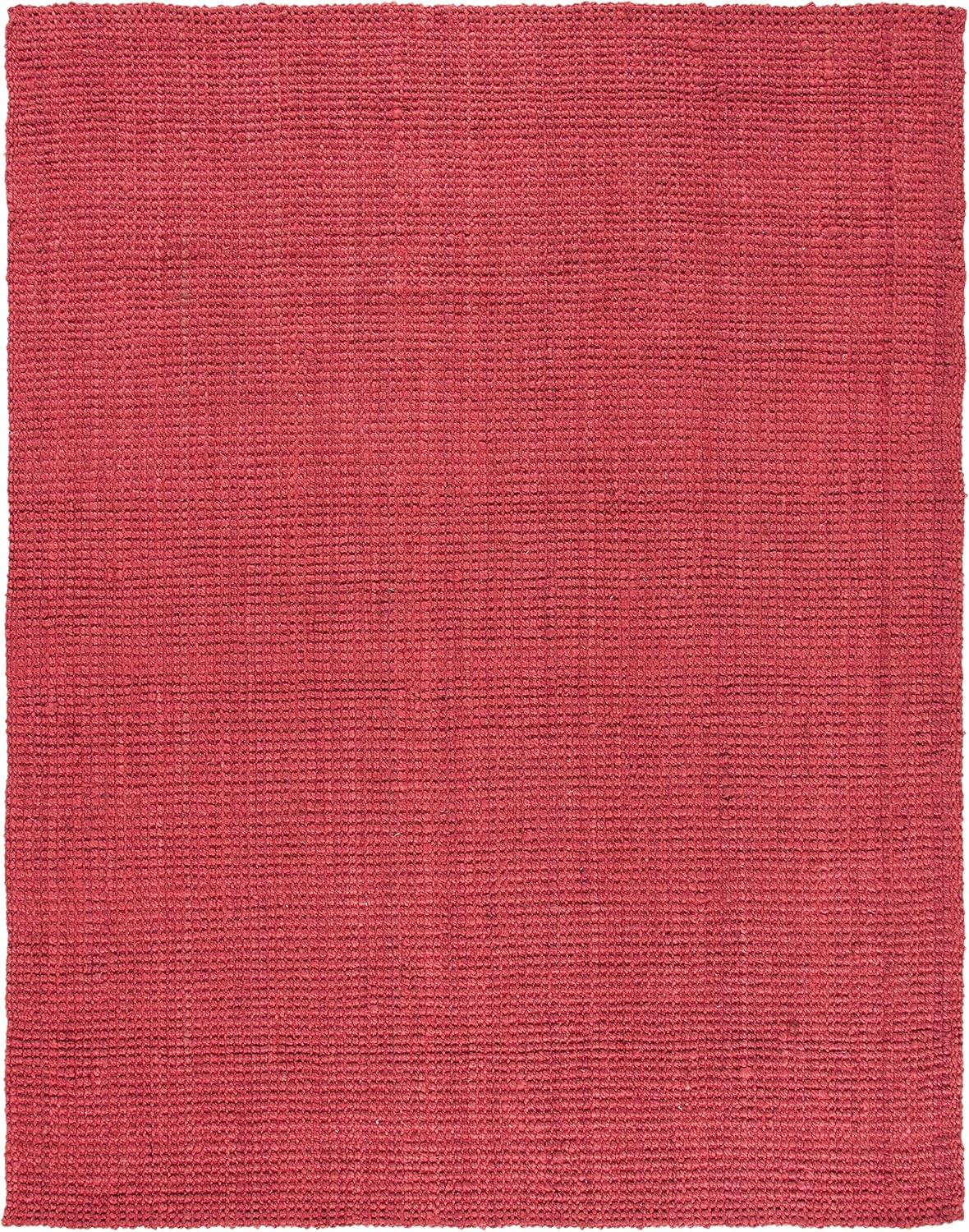 image:imageSAFAVIEH Natural Fiber Collection Area Rug 5 x 8 Green amp Grey Handmade Farmhouse Jute Ideal for High Traffic Areas in Living Room Bedroom NF730BRed