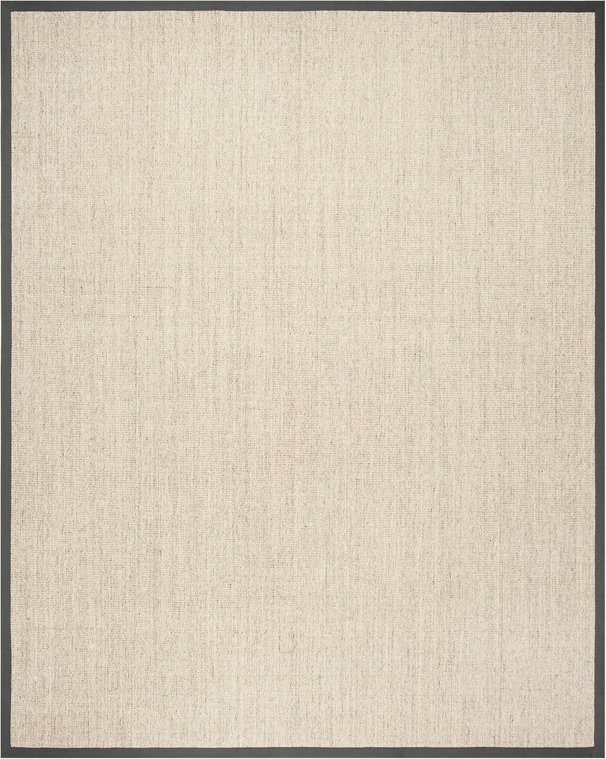 image:imageSAFAVIEH Natural Fiber Collection Area Rug 5 x 8 Marble amp Grey Border Sisal Design Easy Care Ideal for High Traffic Areas in Living Room Bedroom NF441BMarbleGrey