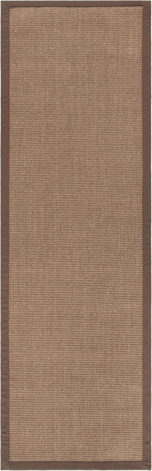 image:imageSAFAVIEH Natural Fiber Collection Area Rug 5 x 8 Marble amp Grey Border Sisal Design Easy Care Ideal for High Traffic Areas in Living Room Bedroom NF441BBrown
