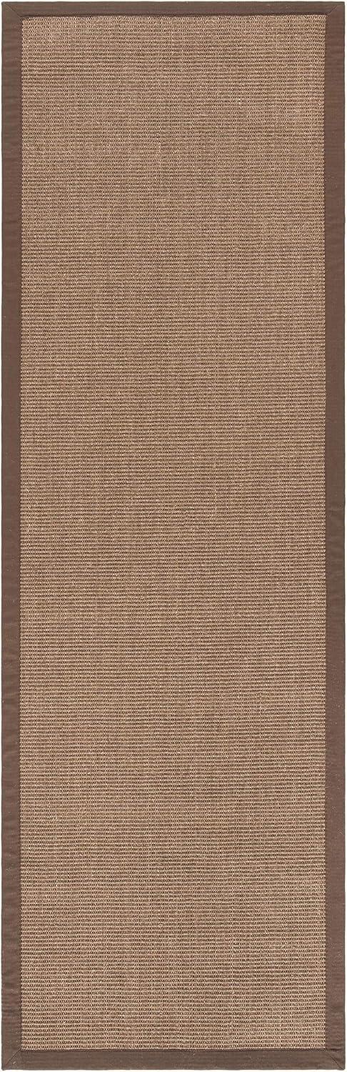 image:imageSAFAVIEH Natural Fiber Collection Area Rug 5 x 8 Marble amp Grey Border Sisal Design Easy Care Ideal for High Traffic Areas in Living Room Bedroom NF441BBrown