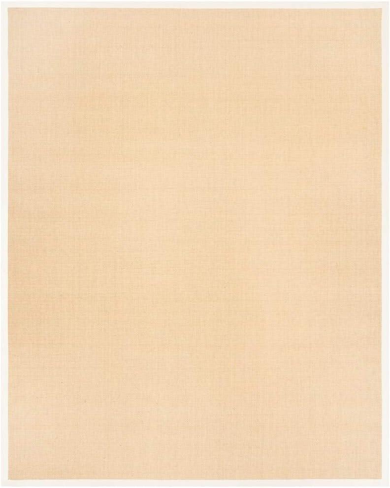 image:imageSAFAVIEH Natural Fiber Collection Area Rug 5 x 8 Marble amp Grey Border Sisal Design Easy Care Ideal for High Traffic Areas in Living Room Bedroom NF441BMaizeWheat