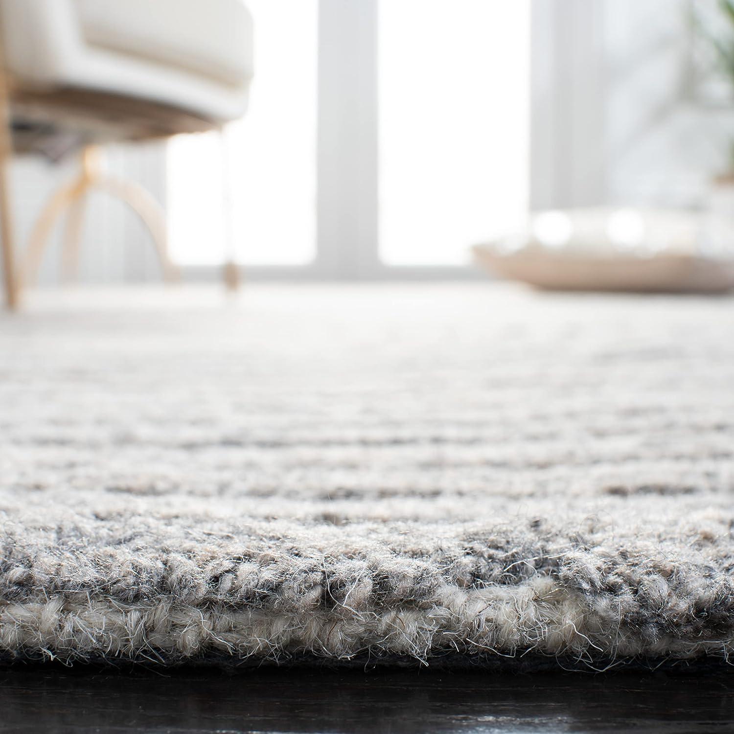 image:imageSAFAVIEH South Hampton Collection 8 x 10 Beige SHA301B Handmade Abstract Wool Area RugBeige